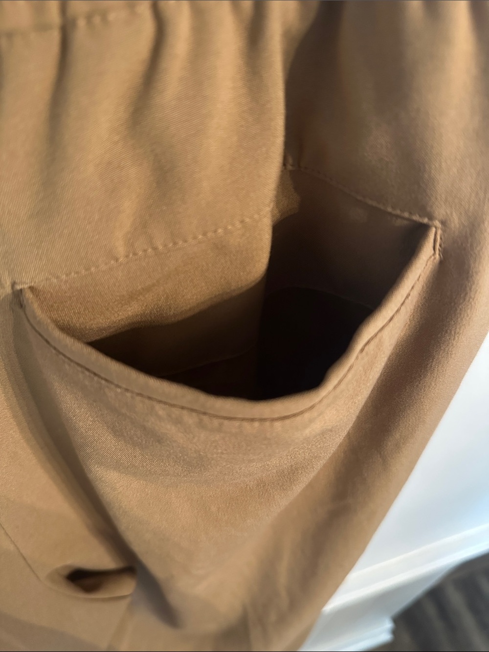 Old Navy Women’s High-Waisted Billie Pull-On Straight Trousers - Size Large Tall - Picture 5 of 10